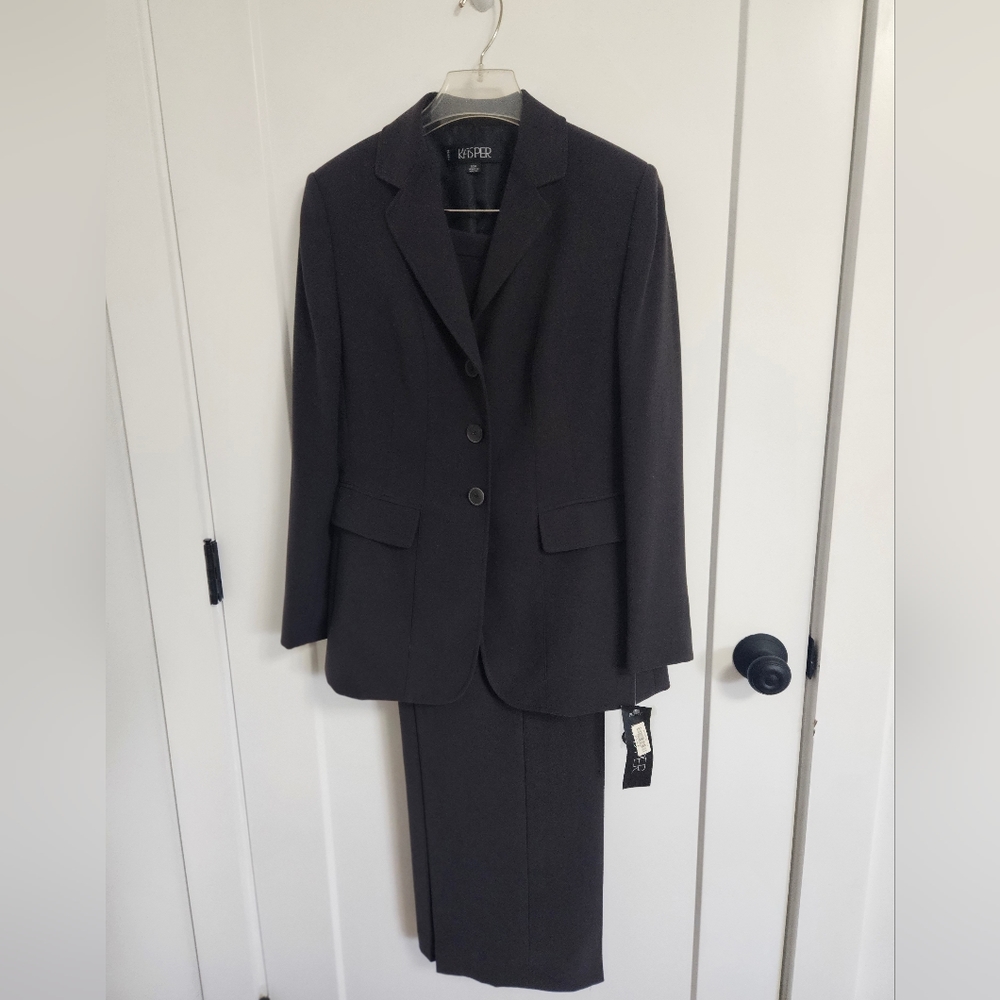 Kasper Ebony 2 Piece Suit